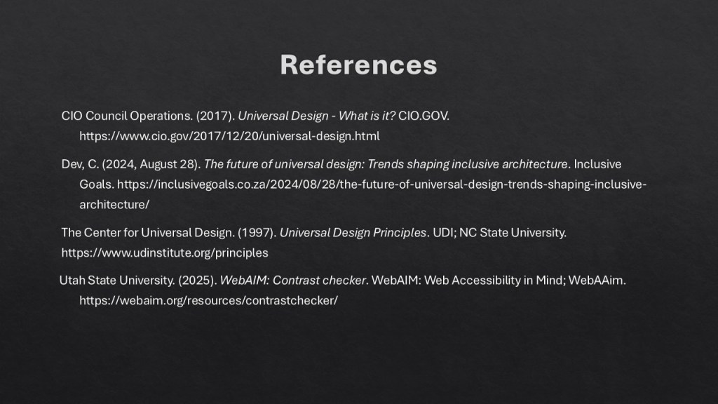 References