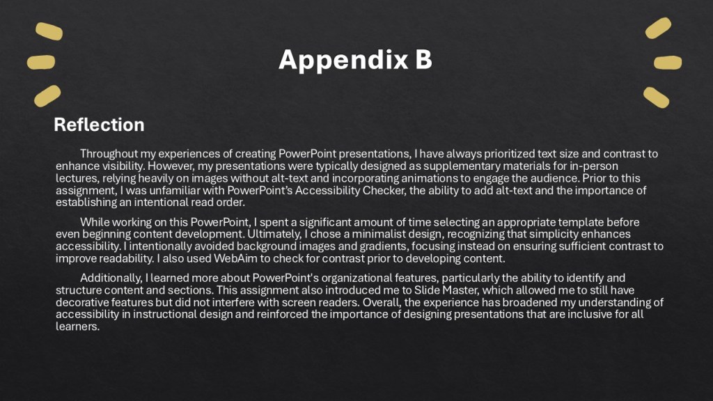Appendix B